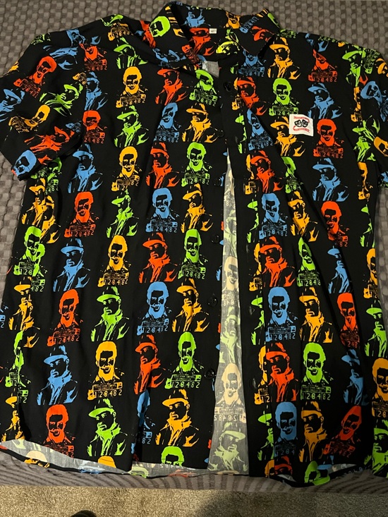 Asaali Other - Kids Black Neon Character Pajama Bottoms with Multicolor Print